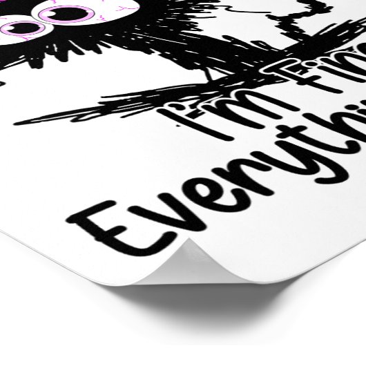 僕は素晴らし全て素晴らし猫の素晴らし胸C ポスター (角)