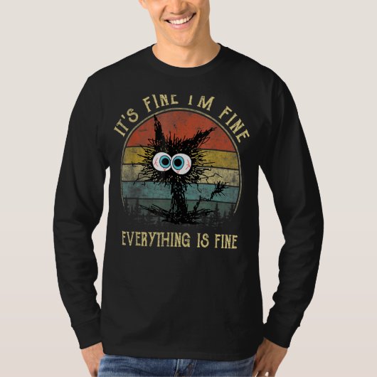 僕は素晴らし全て素晴らし猫素晴らしだ Tシャツ (正面)