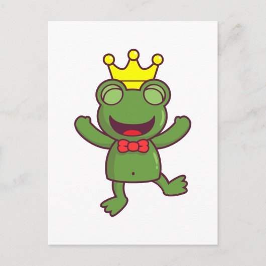 僕は緑のカエルです ポストカード (正面)