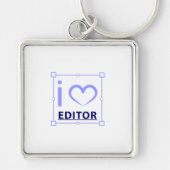 僕は編集者だ キーホルダー (正面)