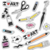 僕は美術品が好きだ シール (正面)