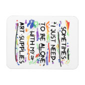 僕は美術品を独りで手に入れるだけだ マグネット (横)