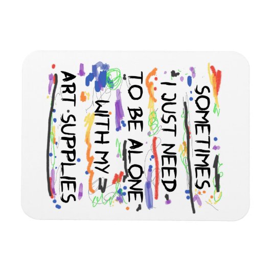 僕は美術品を独りで手に入れるだけだ マグネット (横)