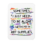 僕は美術品を独りで手に入れるだけだ マグネット (縦)