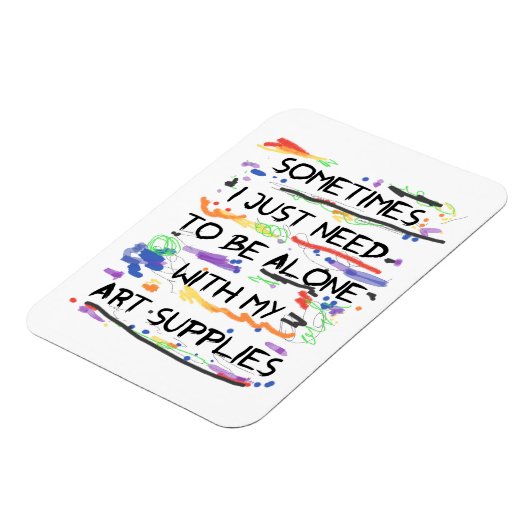 僕は美術品を独りで手に入れるだけだ マグネット (左側)