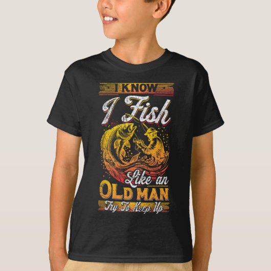 僕は老いぼれ魚だ Tシャツ (正面)