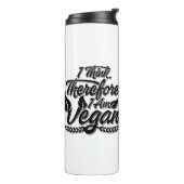 僕は考えだからビーガンだ タンブラー (回転左)