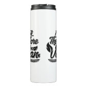 僕は考えだからビーガンだ タンブラー (裏面)