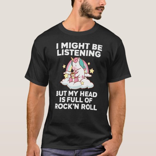 僕は聞あの岩盤の上転がだろう Tシャツ (正面)