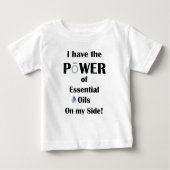 僕は肝心な油の力を持っている ベビーTシャツ (正面)