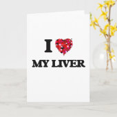 僕は肝臓が好きだ カード (黄色い花)