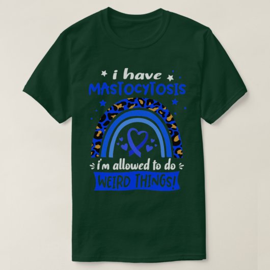 僕は肥満細胞症で事を許され風変わりる Tシャツ (デザイン正面)
