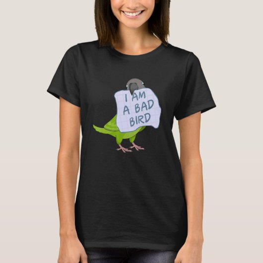 僕は腐れ鳥で薄暮れ産腐れ Tシャツ (正面)