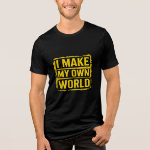 僕は自分の世界のティーを作グランジる トライブレンドTシャツ
