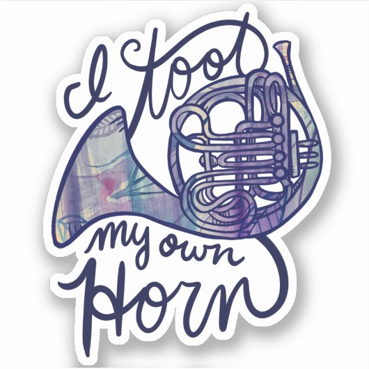 僕は自分の角を曲げる シール (正面)