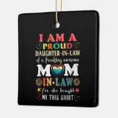 僕は自由誇りを持ったの法則の娘だ素晴らし セラミックオーナメント (左)