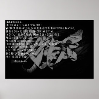 僕は舞踊家だ ポスター