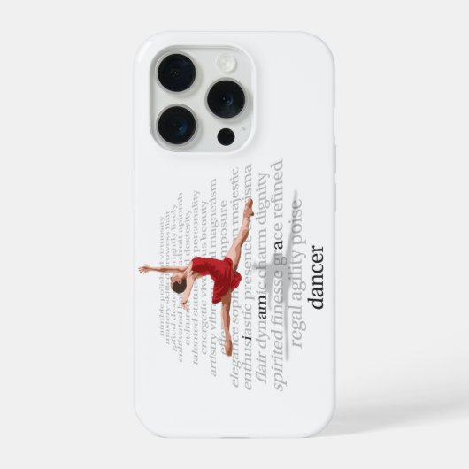 僕は舞踊家だ iPhoneケース (裏面)
