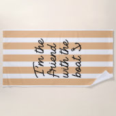 僕は船の友だ ビーチタオル (正面)