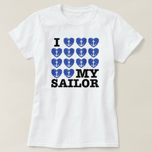 僕は船乗りが好きだ Tシャツ (デザイン正面)
