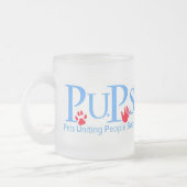 僕は良犬だ フロストグラスマグカップ (左)