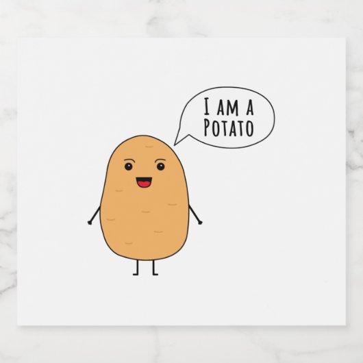 僕は芋だ ビールラベル (シングルラベル)