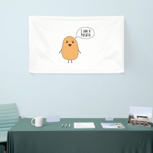 僕は芋だ 横断幕 (トレードショー)