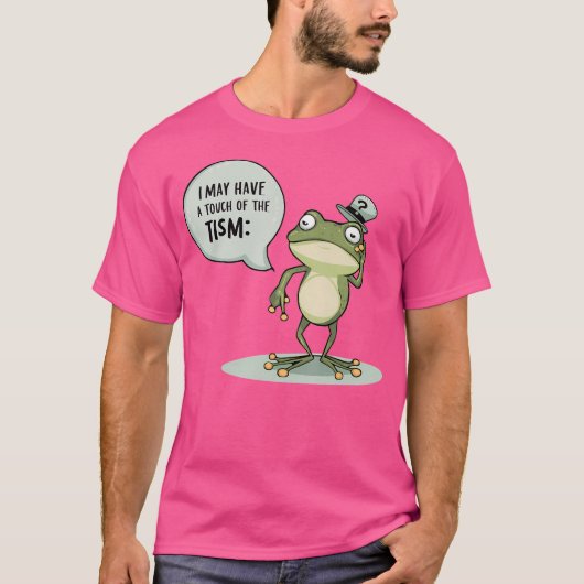 僕は蛙のTouchかも知れぬ Tシャツ (正面)
