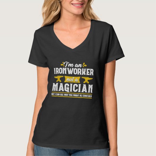 僕は製鉄工で魔術師ではない Tシャツ (正面)