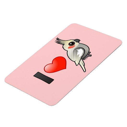 僕は角の付いたコッカティエルが好きだ マグネット (左側)