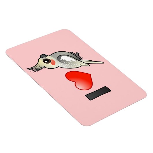 僕は角の付いたコッカティエルが好きだ マグネット (右側)