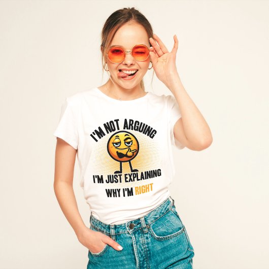 「僕は言い争ってないおもしろい。 Tシャツ