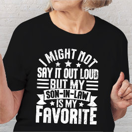 僕は言わないが義理の息子はお気に入りの Tシャツ