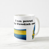 僕は誇りを持ったスウェーデン人だ コーヒーマグカップ (正面右)