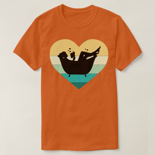 僕は読湯船が好きだ Tシャツ (デザイン正面)