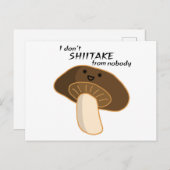 僕は誰からも椎茸は出ない ポストカード (正面/裏面)