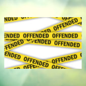 僕は警察のテープが通らないように怒っている ウィンドウサイン (シート3)