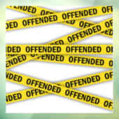 僕は警察のテープが通らないように怒っている ウィンドウサイン (シート3)