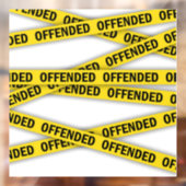 僕は警察のテープが通らないように怒っている ウィンドウサイン (シート2)