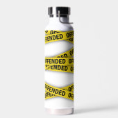 僕は警察のテープが通らないように怒っている ウォーターボトル (左面)