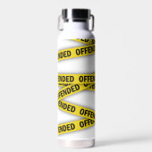 僕は警察のテープが通らないように怒っている ウォーターボトル (正面)