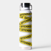 僕は警察のテープが通らないように怒っている ウォーターボトル (背面)