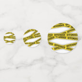 僕は警察のテープが通らないように怒っている コンフェッティ (裏面)