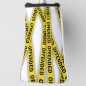 僕は警察のテープが通らないように怒っている ゴルフヘッドカバー (回転90)