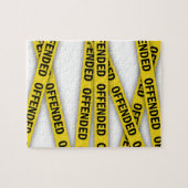 僕は警察のテープが通らないように怒っている ジグソーパズル (横)