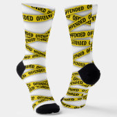 僕は警察のテープが通らないように怒っている ソックス (傾斜あり)