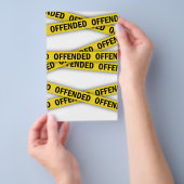 僕は警察のテープが通らないように怒っている チラシ (ハンドル)