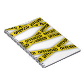 僕は警察のテープが通らないように怒っている ノートブック (右側)