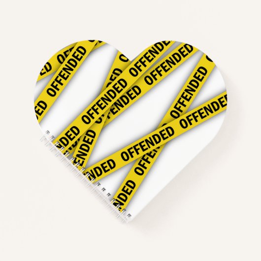 僕は警察のテープが通らないように怒っている ノートブック (正面)