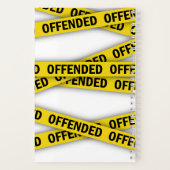 僕は警察のテープが通らないように怒っている ノートブック (裏面)